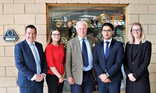 Latest News » Visit by Lord Lieutenant of Northamptonshire, Mr David Laing