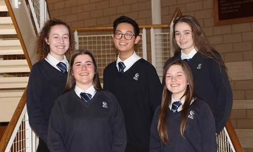 Latest News » Brooke Weston students’ art work exhibited at local gallery